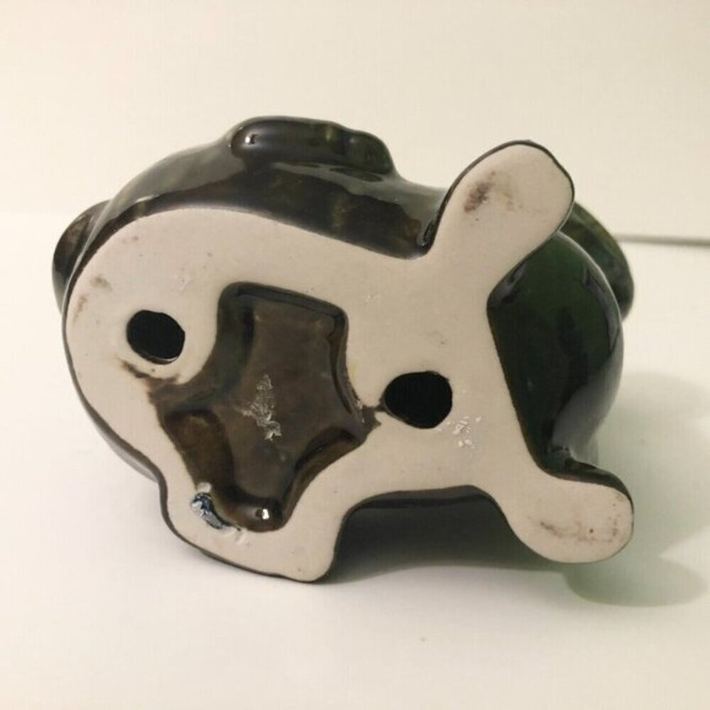 Vintage Lot of 2  Cow Figurine 5 Inch Tall Ceramic Figures - Picture 14 of 15